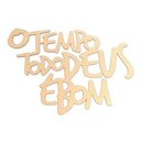 Ver imagem 3 de Kit Quadro Decorativo - Deus É Bom o Tempo Todo 2un - Crú
