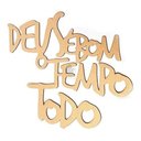 Ver imagem 2 de Kit Quadro Decorativo - Deus É Bom o Tempo Todo 2un - Crú