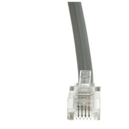 Cordão Telefônico Liso 4 Vias 2m Cinza Kit Econômico com 20 - 2