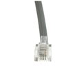 Cordão Telefônico Liso 4 Vias 2m Cinza Kit Econômico com 20 - 2