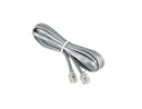 Ver imagem 4 de Cordão Telefônico Liso 4 Vias 2m Cinza Kit Econômico com 20