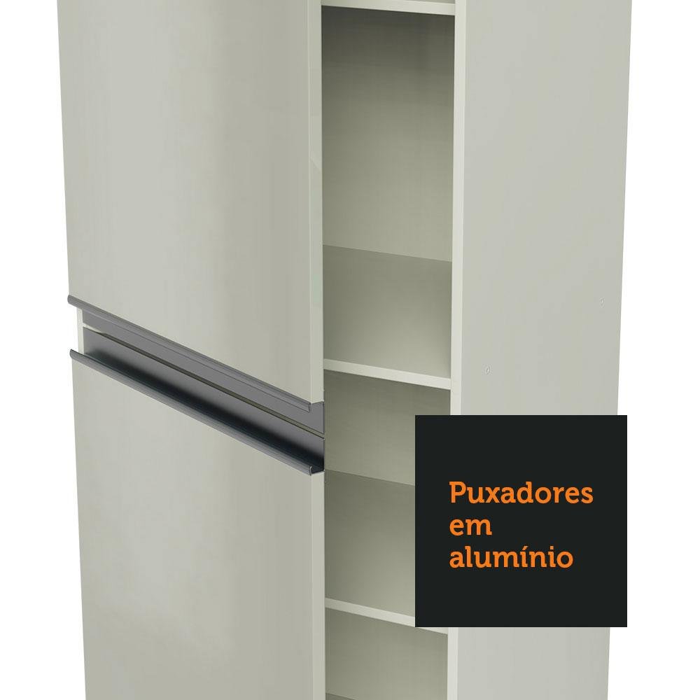 Armário de Cozinha Compacta 100% MDF 170 cm Frentes Branco Brilho Smart Madesa 01 - 9