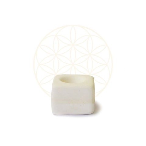 Aromatizador de Cerâmica Cubo (branco)