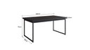 Ver imagem 3 de Mesa Tubular 6 Lugares Oxford 160cm Preto