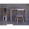 Estante para Livros com Três Prateleiras Branco - Compmovel - 3
