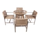 Ver imagem 1 de Jogo de Mesa com 4 cadeiras - Corda Náutica