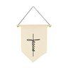 Kit com 3 Flâmulas Decorativas com Frases Inspiradoras - 1