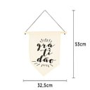 Ver imagem 6 de Kit com 3 Flâmulas Decorativas com Frases Inspiradoras