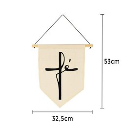 Kit com 3 Flâmulas Decorativas com Frases Inspiradoras - 5