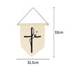 Kit com 3 Flâmulas Decorativas com Frases Inspiradoras - 5