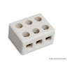 Conector Porcelana 16mm 3 Polos 04.14 C/12pçs - 1