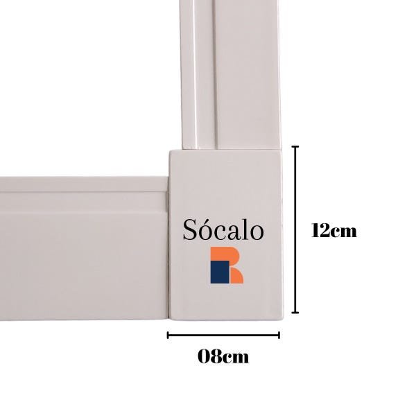 Socalo Para Portas Ref.200712 120mmX80mm Arquitech - 2
