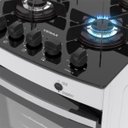 Ver imagem 4 de FOGAO 4 BOCAS VENAX MAXI VITREO BRANCO GAS GLP