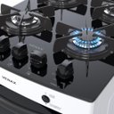 Ver imagem 3 de FOGAO 4 BOCAS VENAX PICASSO VITREO BRANCO GAS GLP