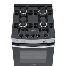 FOGAO 4 BOCAS VENAX MAXI VITREO INOX GAS GLP - 2 FOGAO 4 BOCAS VENAX MAXI VITREO INOX GAS GLP - 2