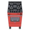 Fogao 4 Bocas Venax Gaudi Vetro Vitreo Vermelho Gas GLP 127 V - 6