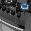 Ver imagem 3 de FOGAO 4 BOCAS VENAX MAXI VITREO PRETO FOSCO GAS GLP