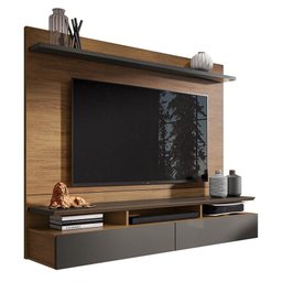 Home Suspenso Noruega Freijó/Grafite Perolizado para TV até 55” - Móveis Leão - 1