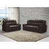 Sofá 3 e 2 Lugares Cronos - 1,90M/1,45M - Corano Marrom - 1
