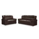 Ver imagem 2 de Sofá 3 e 2 Lugares Cronos - 1,90M/1,45M - Corano Marrom