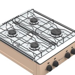 FOGAO 4 BOCAS VENAX FLAMATOP BEGE GAS GLP - 4