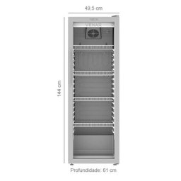 EXPOSITORA DE BEBIDAS VV 200 BRANCO - 127V - 4
