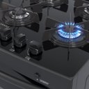 Ver imagem 3 de FOGAO 6 BOCAS VENAX DELPLUS VITREO PRETO FOSCO GAS GLP