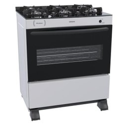 FOGAO 6 BOCAS VENAX PICASSO VITREO BRANCO GAS GLP - 1