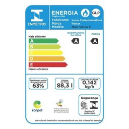 FOGAO 6 BOCAS VENAX MAXI VITREO INOX GAS GLP - 4 FOGAO 6 BOCAS VENAX MAXI VITREO INOX GAS GLP - 4