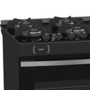 Ver imagem 2 de FOGAO 6 BOCAS VENAX MAXI VITREO PRETO FOSCO GAS GLP