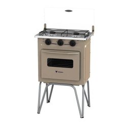 FOGAO 2 BOCAS VENAX GEMINI TAMPA DE VIDRO BEGE GAS GLP - 3