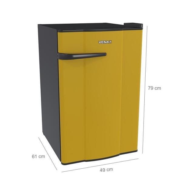  Frigobar NGV Venax 82L 127v Amarelo - 2