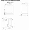 Ver imagem 3 de FOGAO DE EMBUTIR 4 BOCAS GAUDI PLATINUM GII INOX GAS GLP - 220V