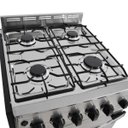 Ver imagem 2 de FOGAO DE EMBUTIR 4 BOCAS VENAX GAUDI PLATINUM GII INOX GAS GLP - 127V