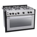 Ver imagem 1 de Fogao de Embutir 5 Bocas Venax Gaudi Platinum GII Inox Gas GLP 127V