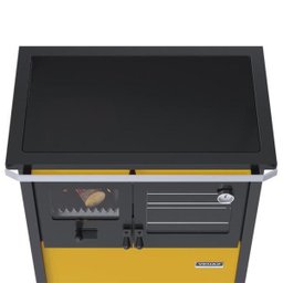 FOGAO A LENHA N 1 LE CORBUSIER AMARELO - 4