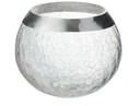 Ver imagem 1 de Castical Bola Craquelado Transp/prata 15 Cm Home Collect