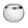 Castical Bola Craquelado Transp/Prata 15 Cm Home Collect - 1