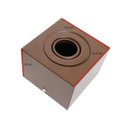 Ver imagem 2 de Spot Plafon Sobrepor Box Dicróica Marrom 4.8w 3000k Quente Bivolt