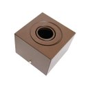 Ver imagem 1 de Spot Plafon Sobrepor Box Dicróica Marrom 4.8w 3000k Quente Bivolt