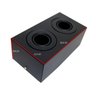 Spot Plafon Sobrepor Box Duplo Dicróica Preto 9.6w 3000k Quente Bivolt - 2
