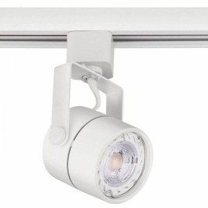 Trilho Eletrificado 1m + 2 Spots Gu10 Branco com Led 6000k Frio Bivolt