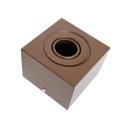 Ver imagem 1 de Spot Plafon Sobrepor Box Dicróica Marrom 4.8w 6000k Frio Bivolt