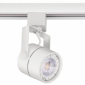 Trilho Eletrificado 1m + 2 Spots Gu10 Branco com Led 3000k Quente Bivolt