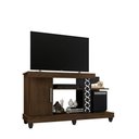Ver imagem 1 de Rack para Tv Londres Cedro/preto - Bela Móveis