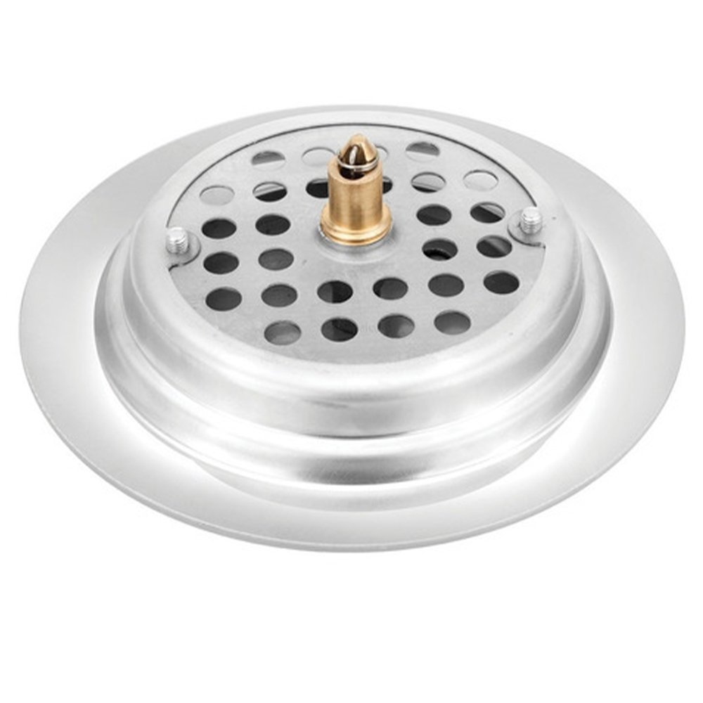 Ralo Click Inteligente Inox 15x15 Lavabo Banheiro Casa Redondo - 5