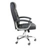 Cadeira de Escritório Presidente Giratória Finland Preta - 5