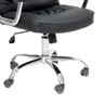 Cadeira de Escritório Presidente Giratória Finland Preta - 8