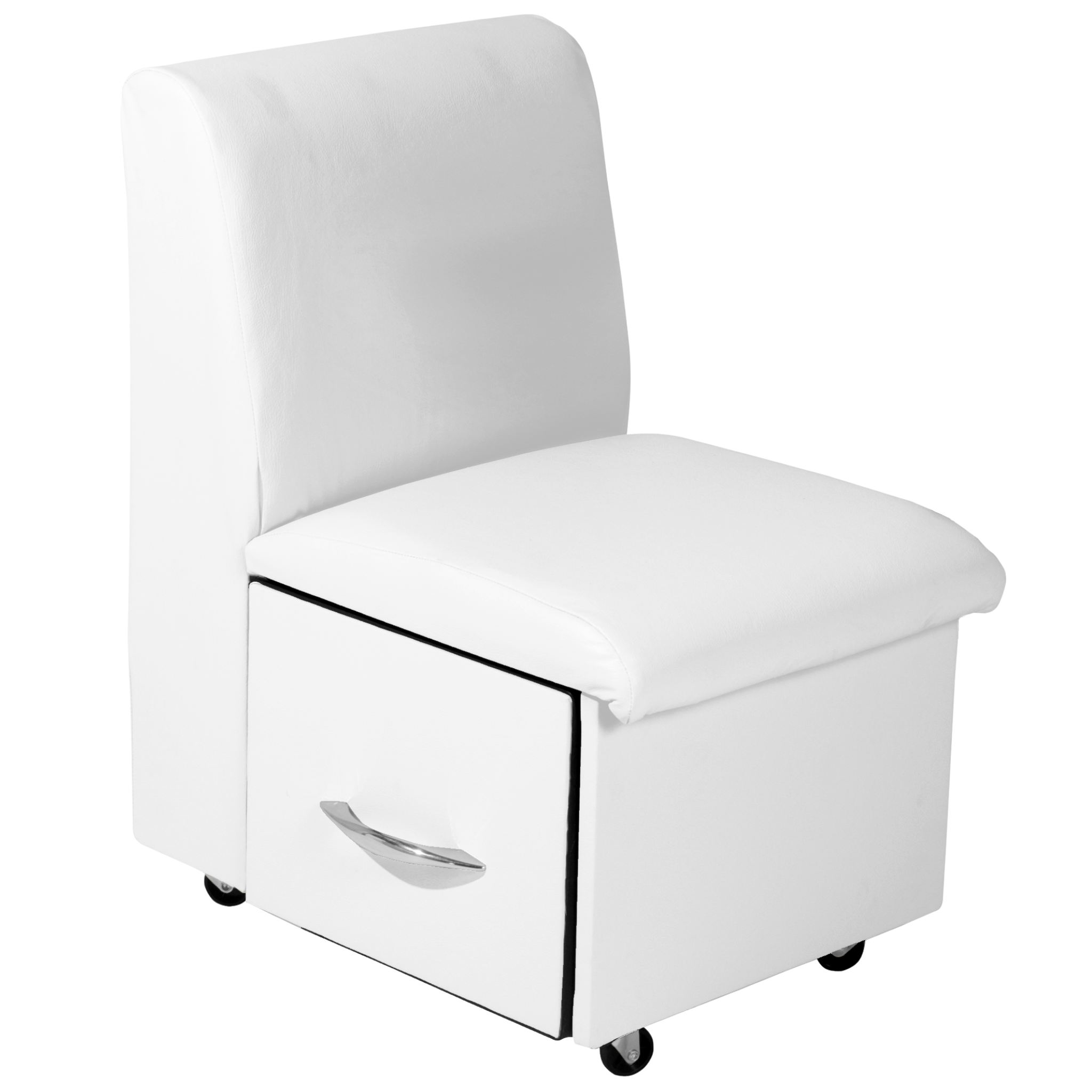 Cadeira Manicure Cirandinha Branca Sem Apoio Braços Mãos Corano - 1