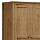 Ver imagem 6 de Guarda Roupa Solteiro 91cm 2 Portas 1 Gaveta Lázio Freijó F07 - Mpozenato